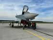 Lietadl Eurofighter Typhoon na leteckej zkladni Kuchya
