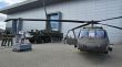 Vrtuľník UH-60M na medzinárodnom obrannom veľtrhu IDET 2023