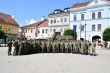 Slávnostný nástup pri príležitosti vyslania do operácie Predsunutá prítomnosť Lotyšsko