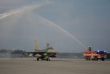Prlet prvch slovenskch F-16 na letisko Kuchya