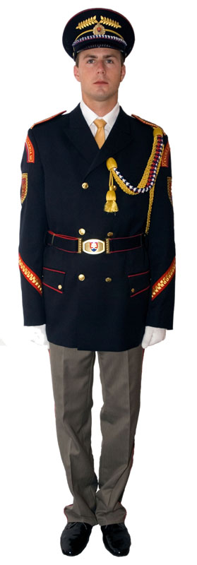 Uniforma ČSPSR - letný variant so svetlými nohavicami
