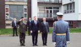 Príslušníci Veliteľstva posádky Bratislava privítali novozvoleného ministra obrany

